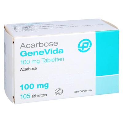 Acarbose GeneVida 100 mg