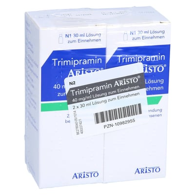 Trimipramin Aristo 40 mg/ml Lösung zum Einnehmen