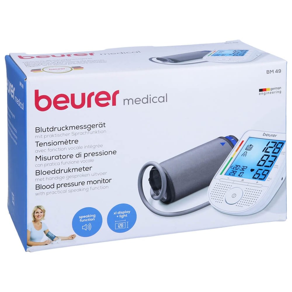 Beurer Blutdruckmessgerät BM49D/F/I/NL Oberarm-BDM