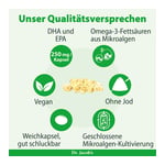 Dr. Jacob's DHA-EPA-Algenöl Kapseln Omega-3-Fettsäuren vegan Produktbild 5