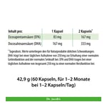 Dr. Jacob's DHA-EPA-Algenöl Kapseln Omega-3-Fettsäuren vegan Produktbild 7