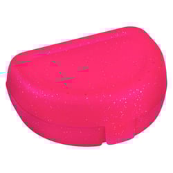 Zahnspangenbox Small Farbe Pink Transparent