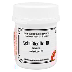 Schüssler Nr.10 Natrium sulfuricum D 6