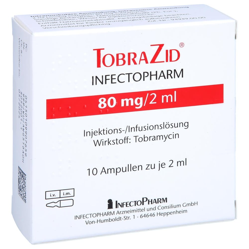 Tobrazid Infecto 80mg/2ml