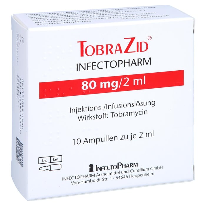 Tobrazid Infecto 80mg/2ml