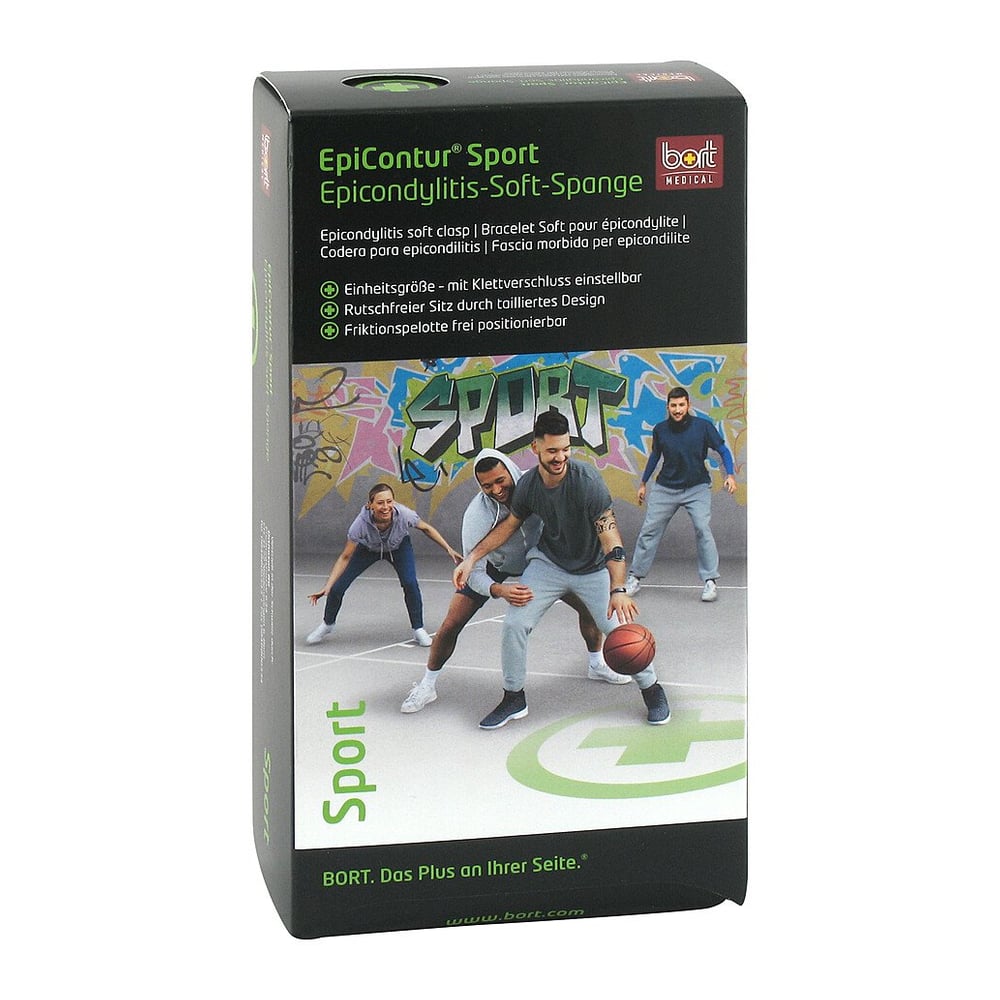 Bort EpiContur Sport Epicon.Soft-Spange schw./grün