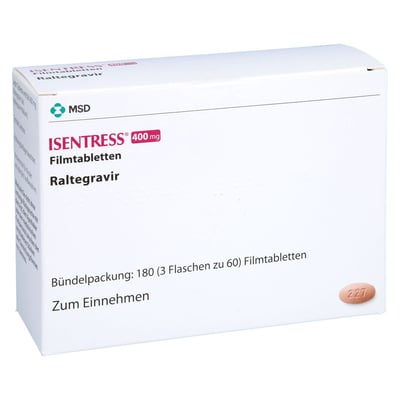 Isentress 400 mg Produktbild 1