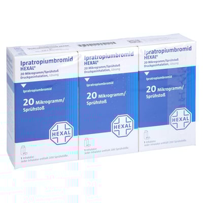 Ipratropiumbromid HEXAL 20 Mikrogramm/Sprühstoß
