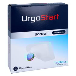 Urgostart Border 10x10 cm Schaumstoffwundverband