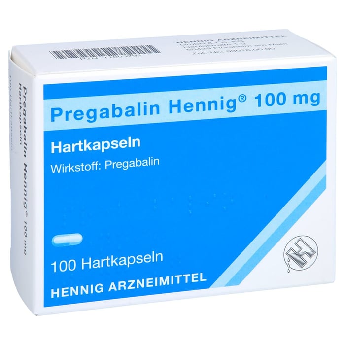 Pregabalin Hennig 100mg