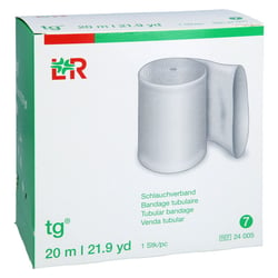 Tg Schlauchverband Größe 7 20 m weiß Junek