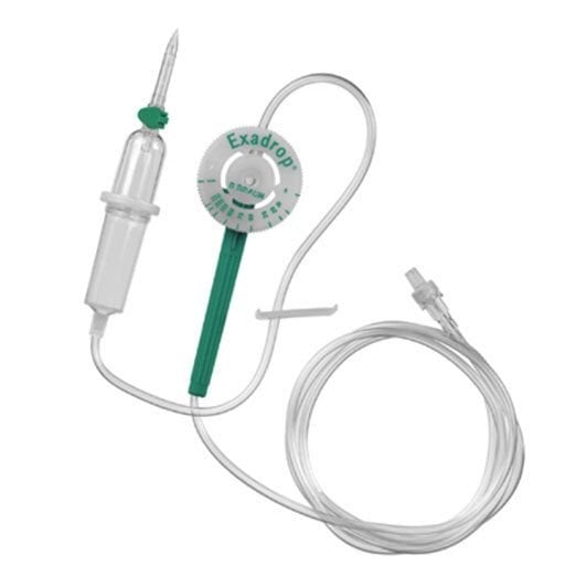 Exadrop 150cm mit nadelf. Zuspritzventil Safeflow