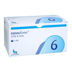 Novofine 6 Kanülen 0,25x6 mm 31G + Prisoma Produktbild 1