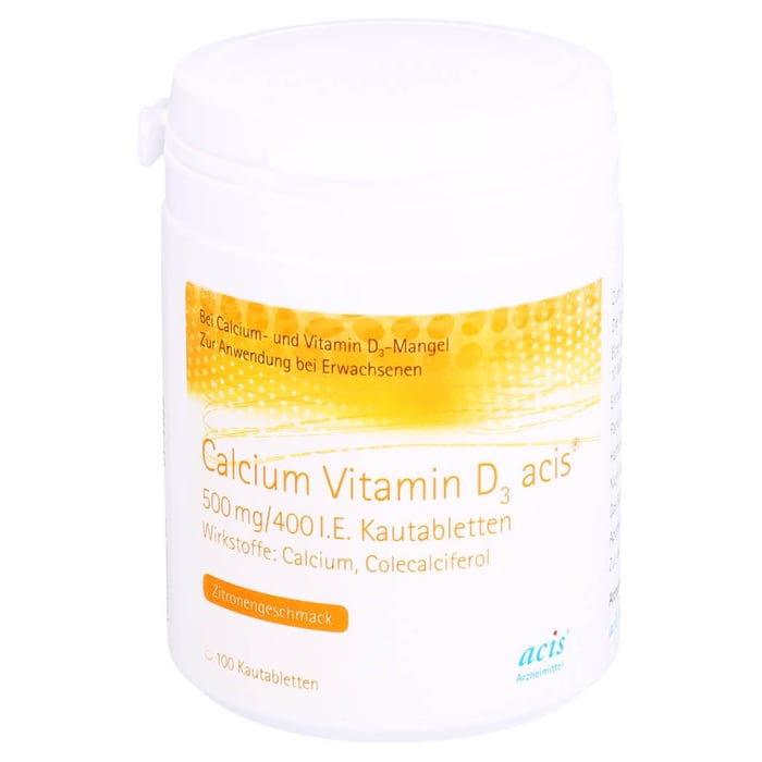Calcium Vitamin D3 acis 500mg/400 I.E.