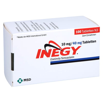 Inegy 10 mg/40 mg Tabletten Produktbild 1