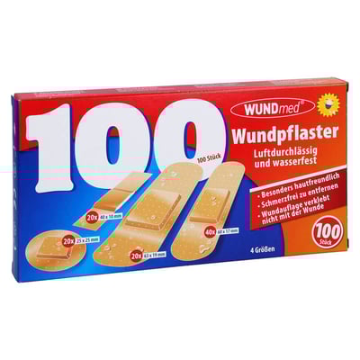 Wundpflaster luftdurchlässig und wasserfest 4 Gr