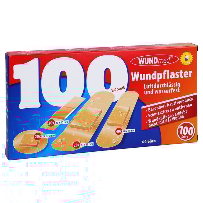 Wundpflaster luftdurchlässig und wasserfest 4 Gr