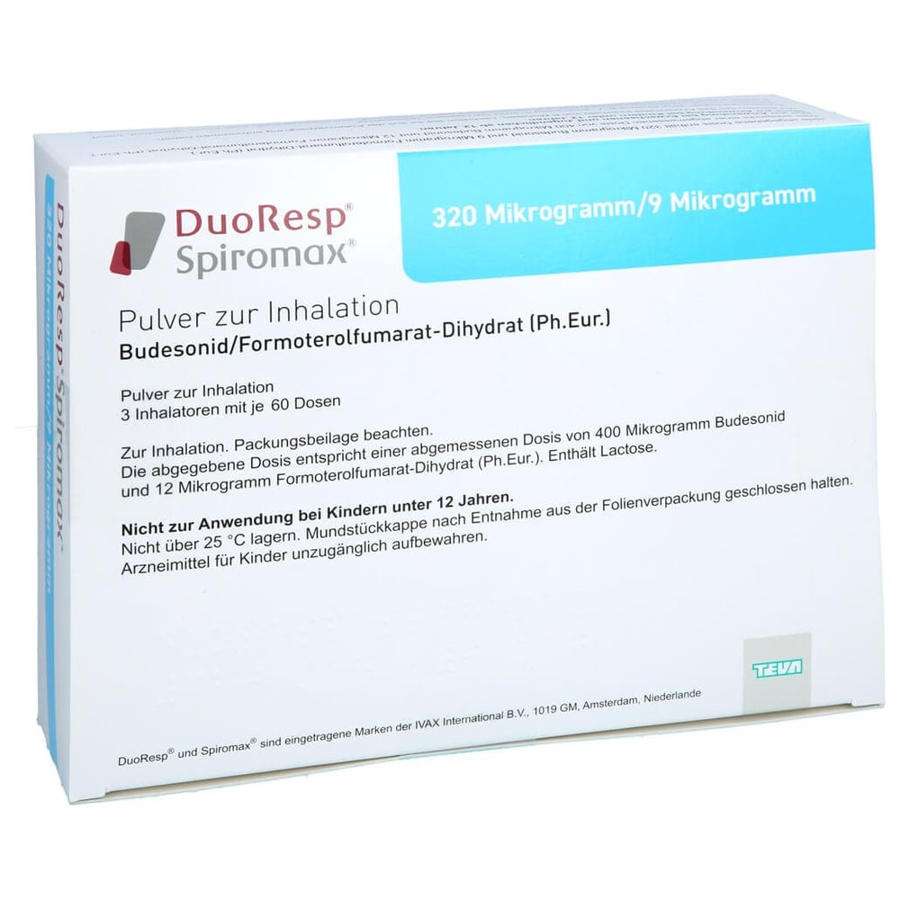 DuoResp Spiromax 320 Mikrogramm/9 Mikrogramm/Dosis