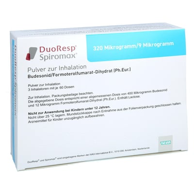 DuoResp Spiromax 320 Mikrogramm/9 Mikrogramm/Dosis