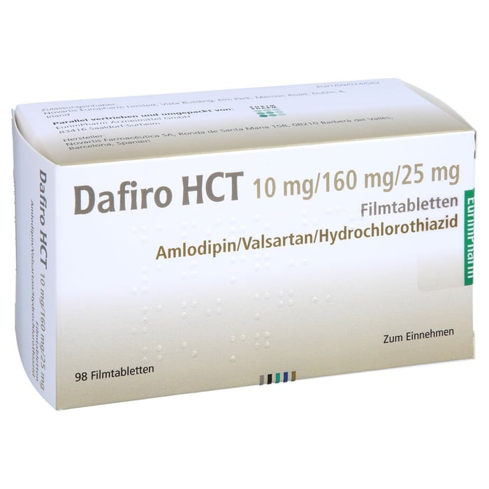 Dafiro Hct 10/160/25mg