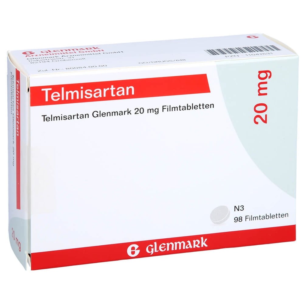 Telmisartan Glenmark 20 mg