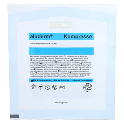 Aluderm Kompresse7,5x7,5 cm