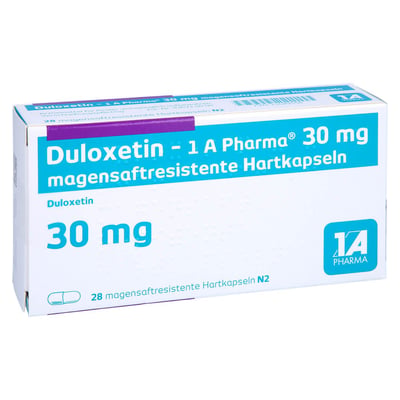 Duloxetin - 1 A Pharma 30 mg magens. Hartkapseln