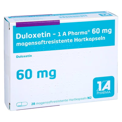 Duloxetin - 1 A Pharma 60 mg magens. Hartkapseln