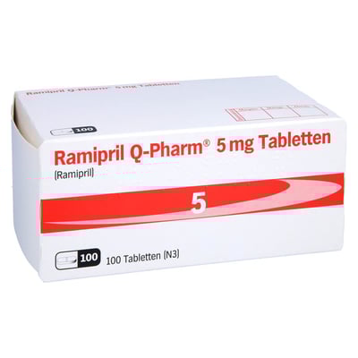 Ramipril Q-pharm 5mg Tabl