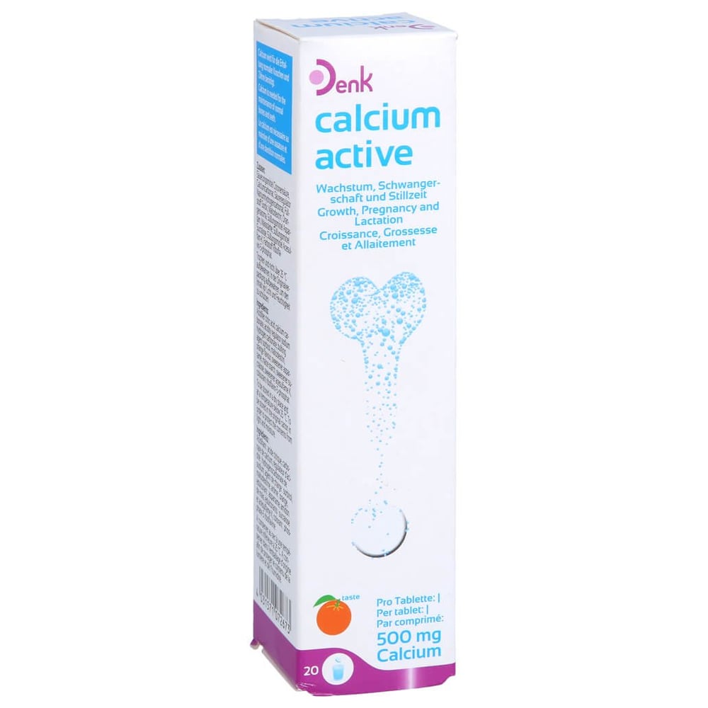 Calcium Active Denk 500 mg Brausetabletten