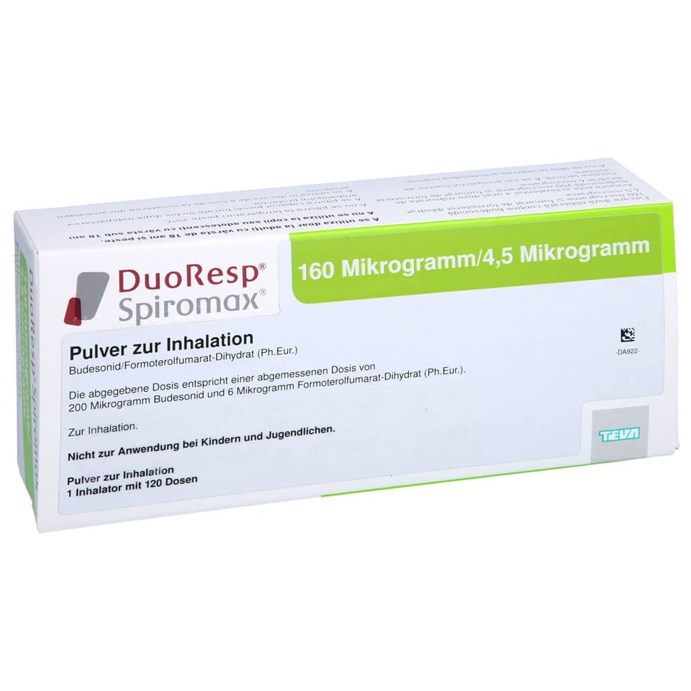 Duoresp Spiromax 160ug/4.5ug/Dosis 1x120ED Inh.-P.