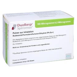 Duoresp Spiromax 160ug/4.5ug/Dosis 3x120ED Inh.-P.