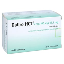Dafiro HCT 5 mg/160 mg/12,5 mg