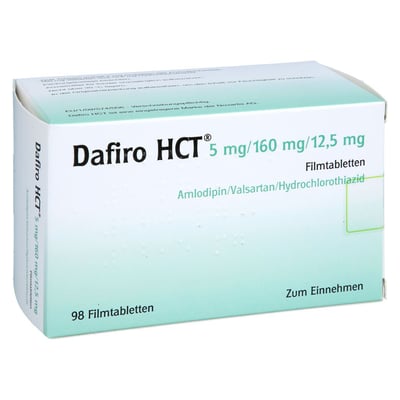 Dafiro HCT 5 mg/160 mg/12,5 mg
