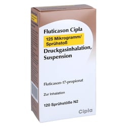Fluticason Cipla 125 Mikrogramm/Sprühstoß