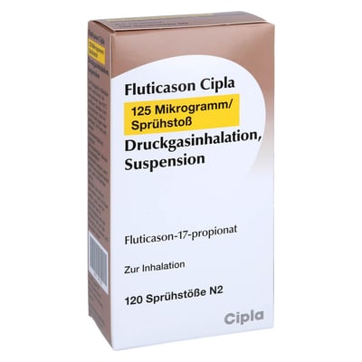 Fluticason Cipla 125 Mikrogramm/Sprühstoß