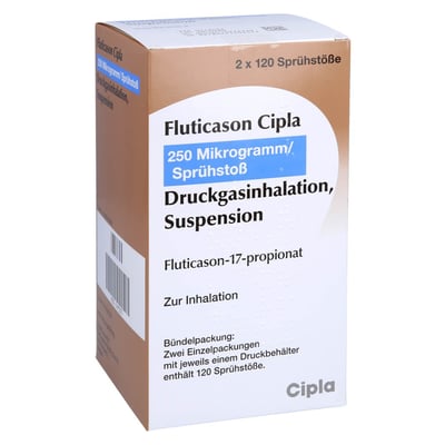 Fluticason Cipla 250 Mikrogramm/Sprühstoß