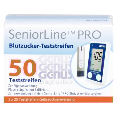 Seniorline Pro Blutzucker-Teststreifen Cignus