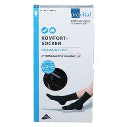 Provital Komfortsocken women Größe 39-42 schwarz