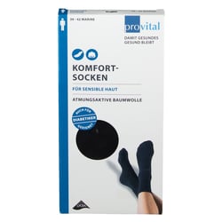 Provital Komfortsocken men Gr.39-42 marine