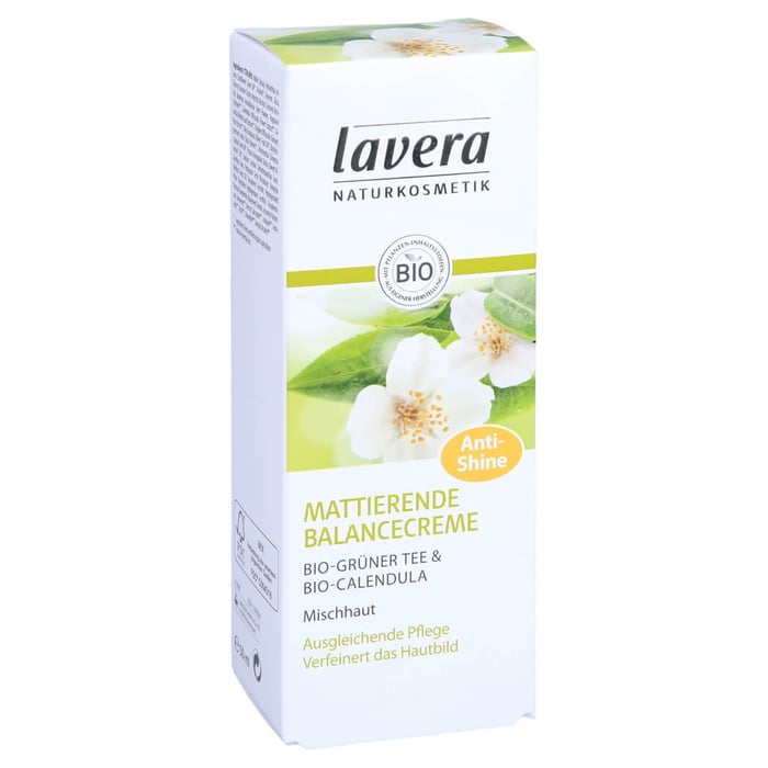 Lavera mattierende Balancecreme grüner Tee