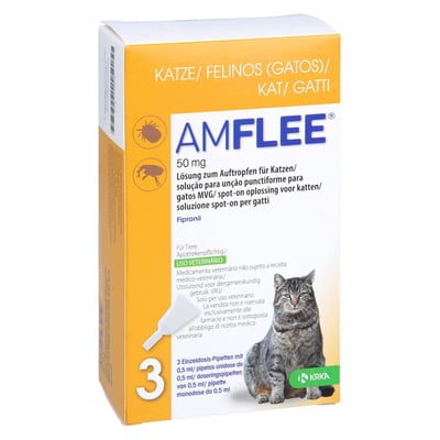 Amflee 50 mg Spot-on Lösung z.Auftropfen f.Katzen