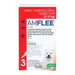 Amflee 67 mg Spot-on Lösung f.kleine Hunde 2-10 kg