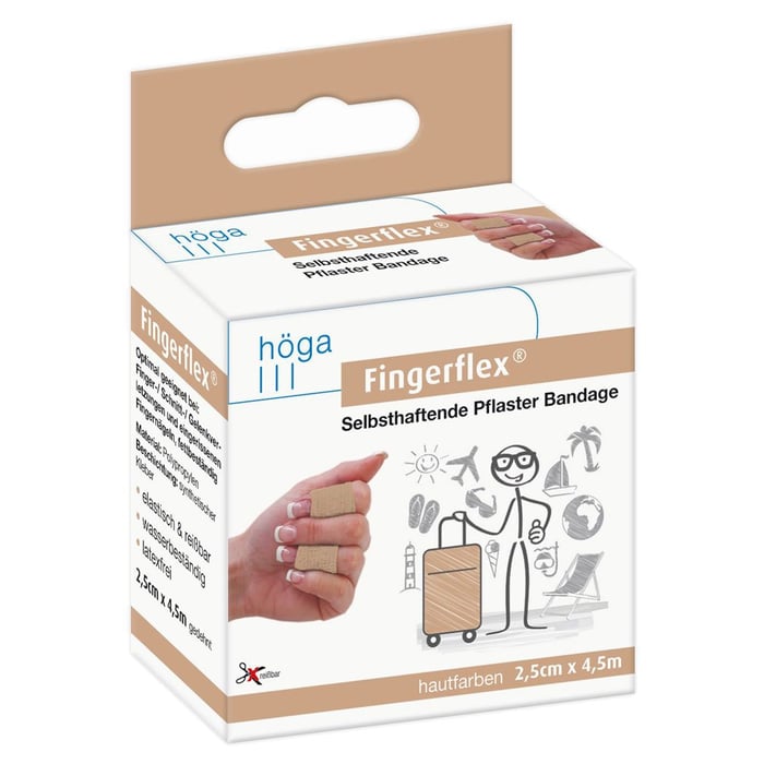 Fingerflex 2.5cmx4.5m hautfarben