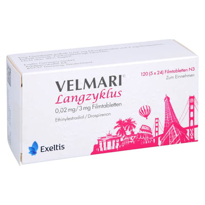 Velmari Langzyklus 0,02 mg/3 mg Produktbild 1