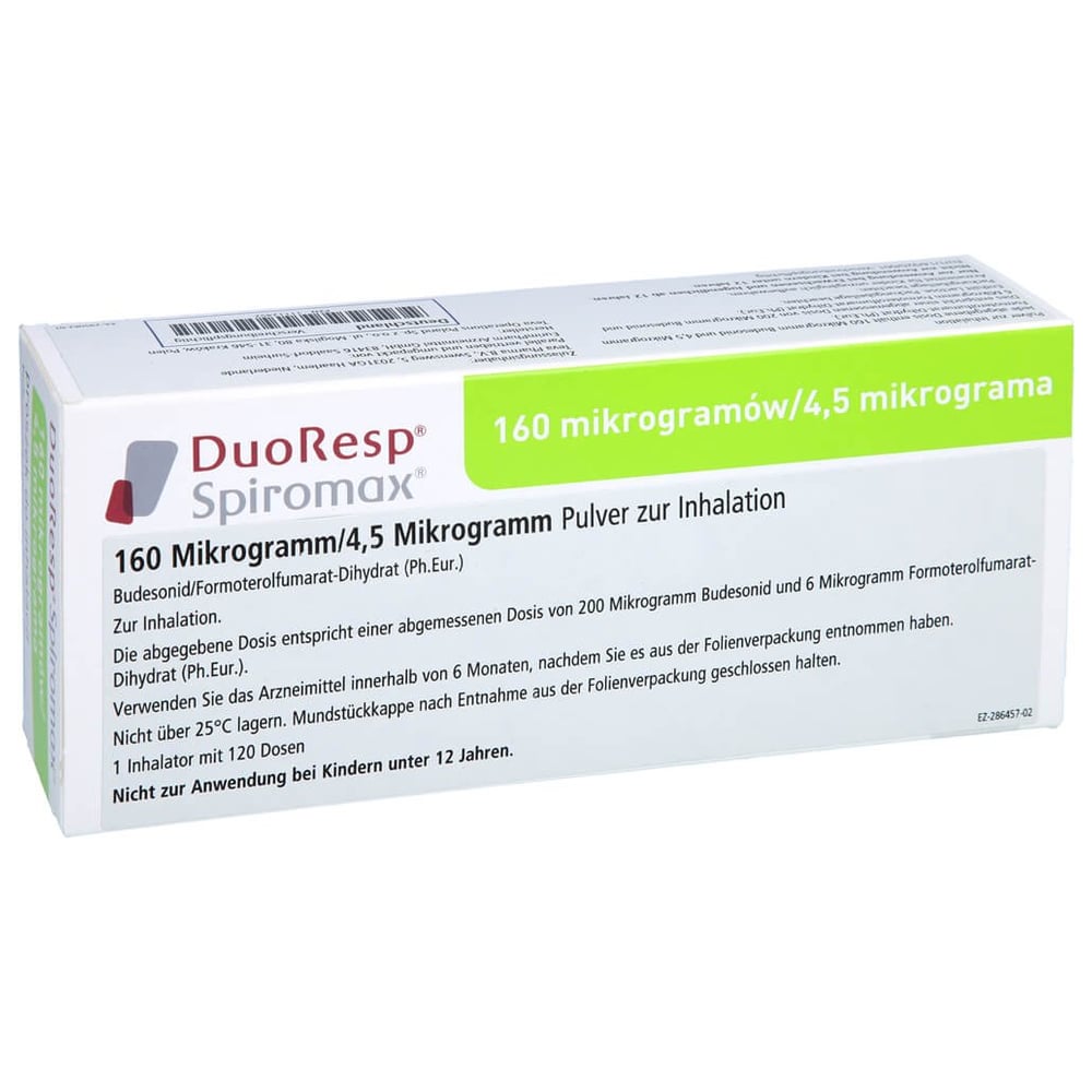 DuoResp Spiromax 160 Mikrogramm/4,5 Mikrogramm/Dosis