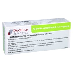 DuoResp Spiromax 160 Mikrogramm/4,5 Mikrogramm/Dosis