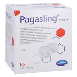 Pagasling Mulltupfer steril pflaumengroß Größe 3