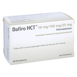 Dafiro HCT 10 mg/160 mg/25 mg