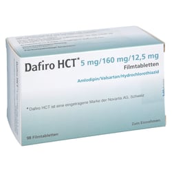 Dafiro HCT 5 mg/160 mg/12,5 mg